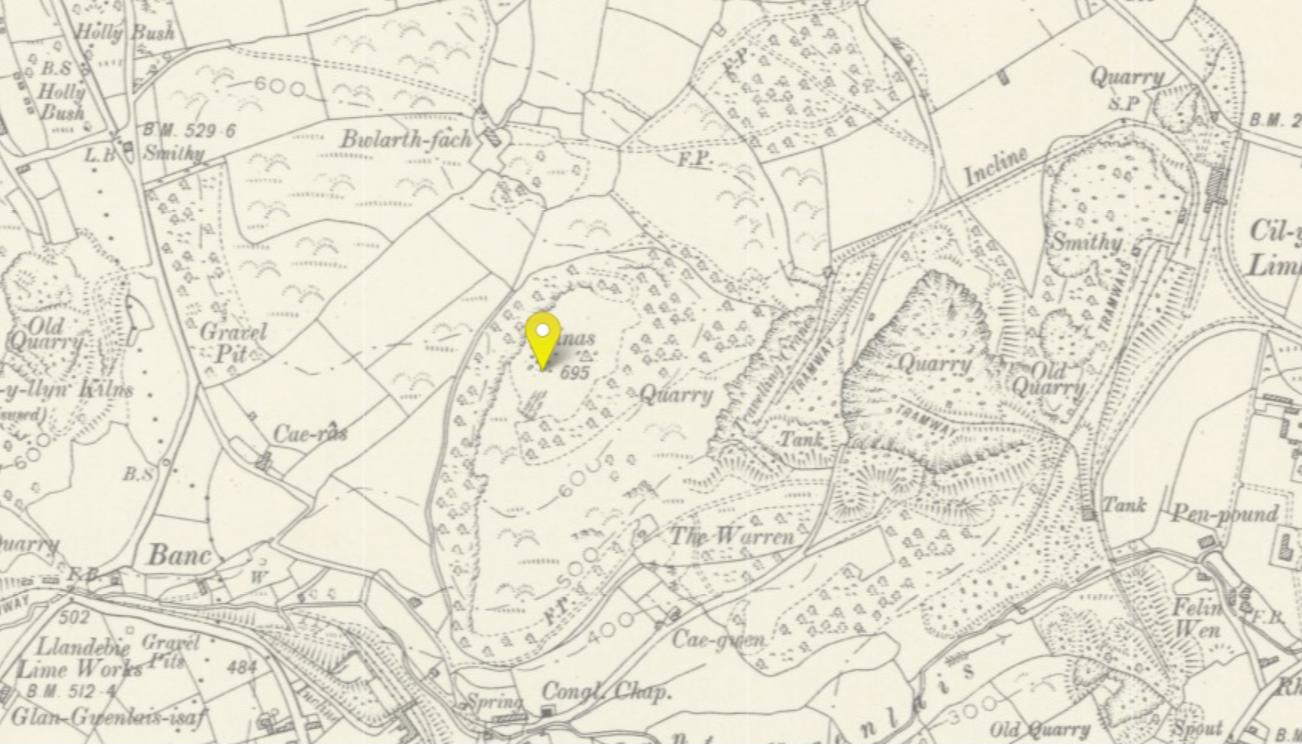 A map with a yellow pin on it
Description automatically generated