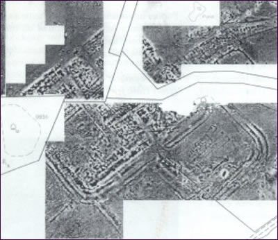 Map of roman fort