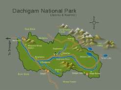 24: Dachigam map