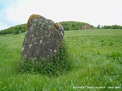 Iscoed standing stone<br>Iscoed standing stone